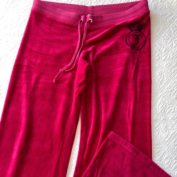 Juicy Couture Pants - Juicy Couture Velour Pants | Hot Pink | Women's | Petite
